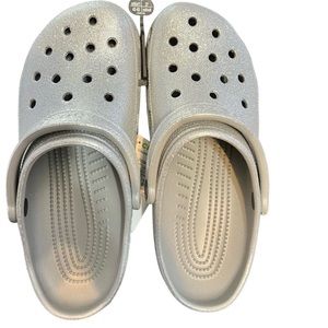 New Crocs Classic Glitter Clogs Sz M9/W11